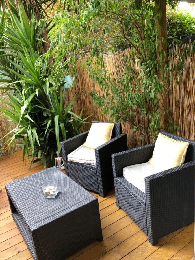 Agreable T2 Traversant Rdc Avec Terrasse + Balcon+ Parking 2 Places Montpellier Exterior photo
